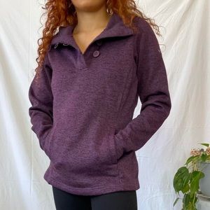 Columbia Half Closure Purple embroidered logo XS